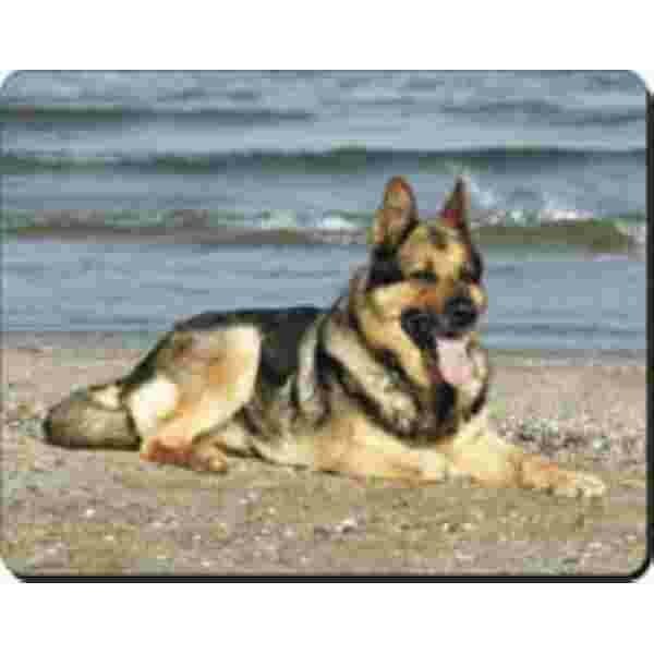 Duitse Herder op het strand muismat