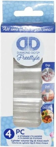 DA.097 DOTZ&reg; - FREESTYLE EMPTY CYLINDERS 4 PACK