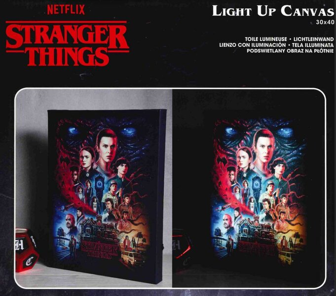 STRANGER THINGS - Vecna - Light Canvas 40X30 Cm
