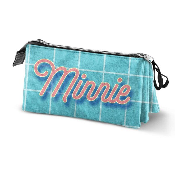 MINNIE - Vintage - Triple Pencil Case&#039;23x11x7cm&#039;