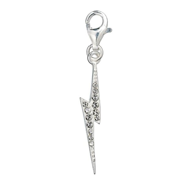 HARRY POTTER - Lightning Bolt - Crystals Clip on Charm for Bracelet