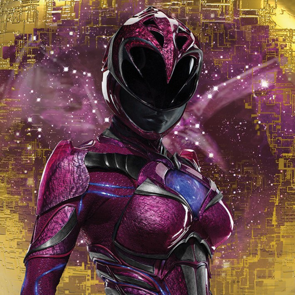 POWER RANGERS MOVIE - Canvas 40X40 &#039;18mm&#039; - Pink Ranger Pose