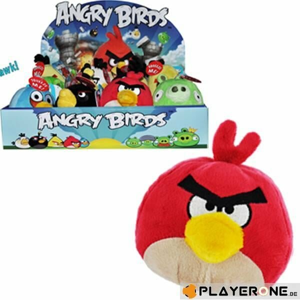 ANGRY BIRDS-  Animated Plushes 10 Cm ( Assortment X 24 )