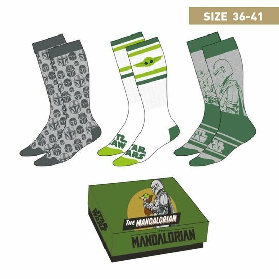 STAR WARS - The Mandalorian - 3 Pairs Socks Pack (Size 36-41)