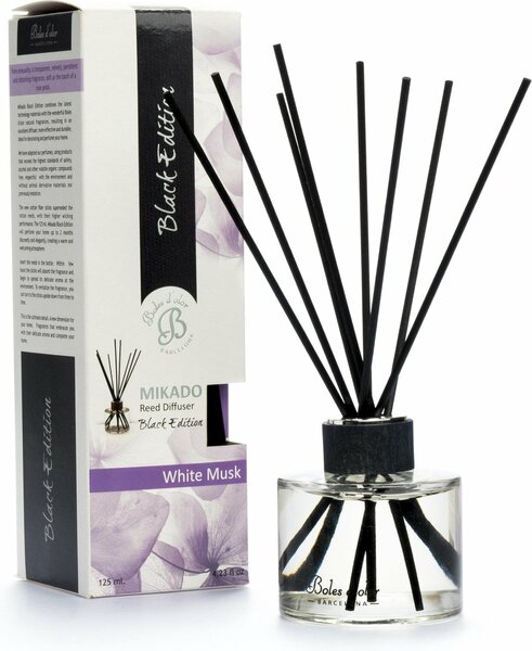 Boles d&#039;olor Black Edition geurstokjes - White Musk