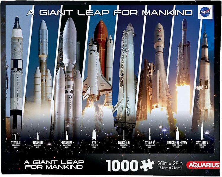 NASA - Rocket Grid - Puzzel 1000 stukjes