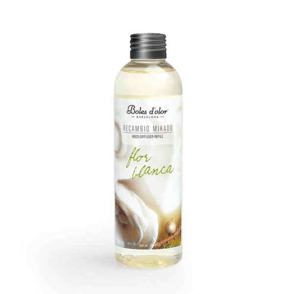 Boles d&#039;olor - Mikado - navulling - 200 ml - Flor Blanca