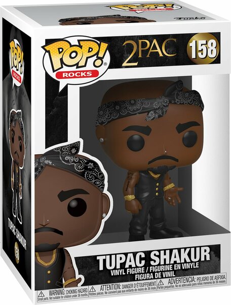 2PAC - POP N&deg; 158 - Tupac Shakur - Vest w/Bandana