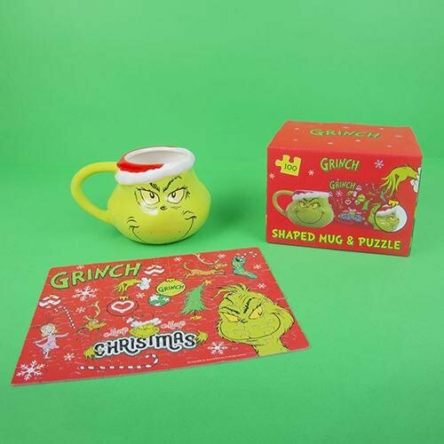 GRINCH - Gift Box - Mug 460 ml + Puzzle 100pc
