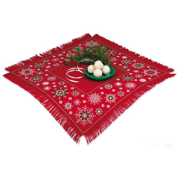 Kruisteekpakket Tafelkleed winterpatronen 45 x45 cm