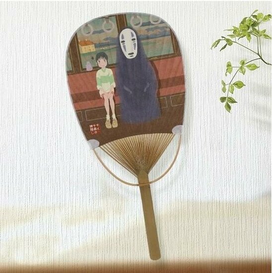 SPIRITED AWAY - Chihiro &amp; No Face in train - Fan 375x175x5mm