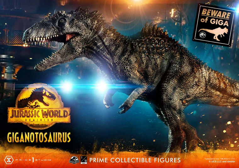 JURASSIC WORLD DOMINION - Giganotosaurus - Statue 48cm