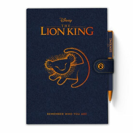 LION KING - Premium Notebook + Pen - Size A5