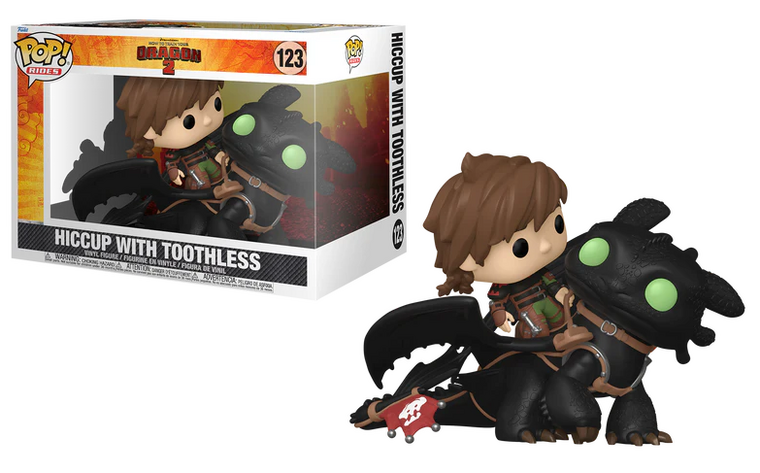 HOW TO TRAIN YOUR DRAGON - POP Ride DLX N? 123 - Hiccup with Toothless