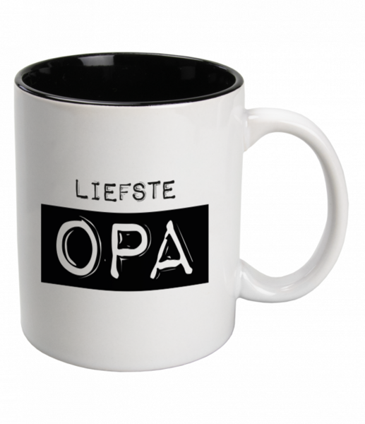 Black &amp; White Mug - Opa