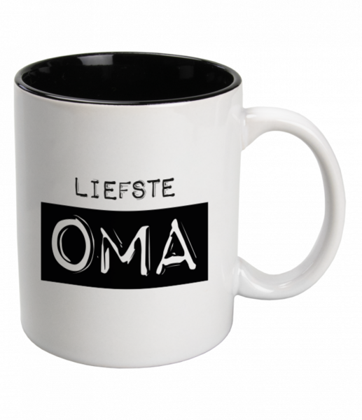 Black &amp; White Mug - Oma