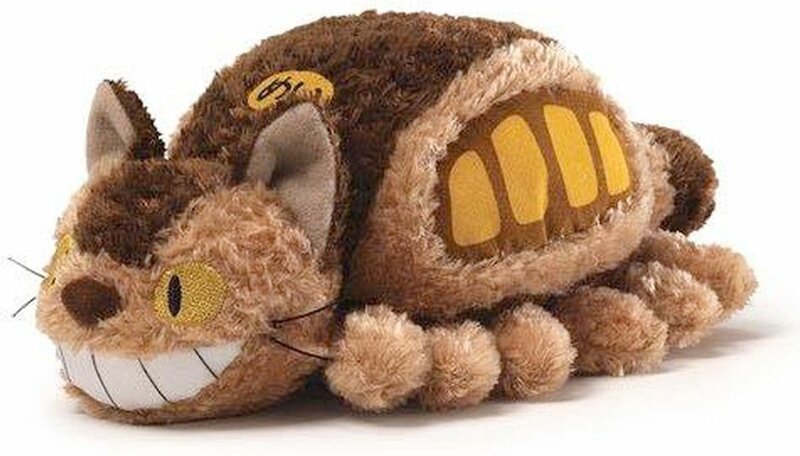 Studio Ghibli - Little Fluffy Cat Bus 20 cm Pluche knuffel - Bruin