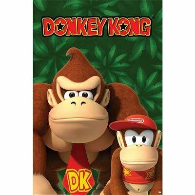 NINTENDO - Donkey Kong &amp; Diddy Kong - Poster 61 x 92cm