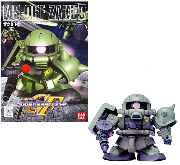 GUNDAM - BB218 MS-06F ZAKU II - Model Kit