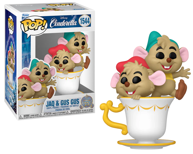 CINDERELLA 75TH ANNIVERSARY - POP Disney N? 1544 - Jaq and Gus Gus