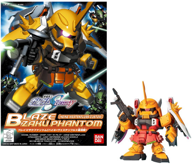 GUNDAM - BB298 Blaze Zaku Phantom Heine - Model Kit