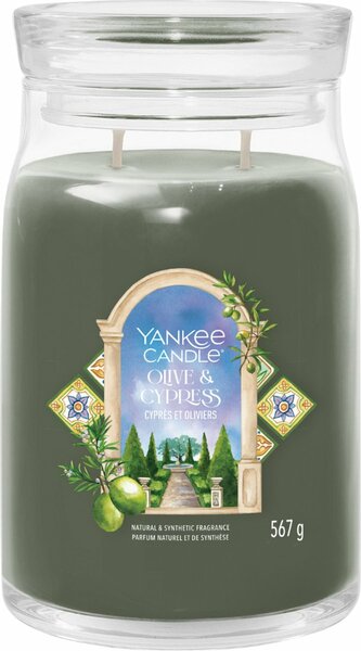 Yankee Candle - Olive &amp; Cypress Signature Large Jar