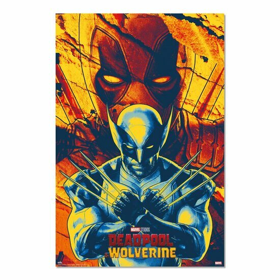 DEADPOOL &amp; WOLVERINE - Retro - Poster 61 x 91cm