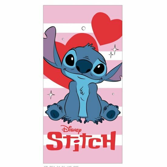DISNEY - Stitch &quot;Heart&quot; - Beach Towel - 70x140cm