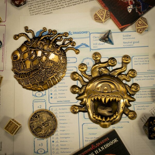 DUNGEONS &amp; DRAGONS - 50th - Twin Limited Edition Medaillon Set