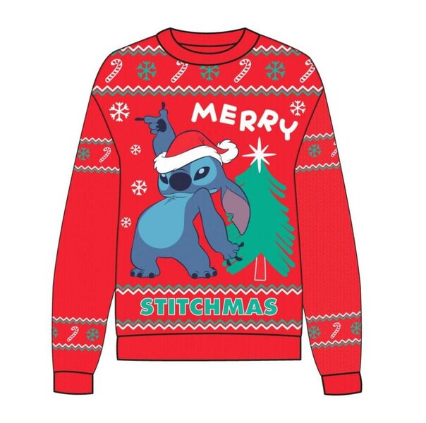 STITCH-MAS - Merry - Christmas Jumper (L)