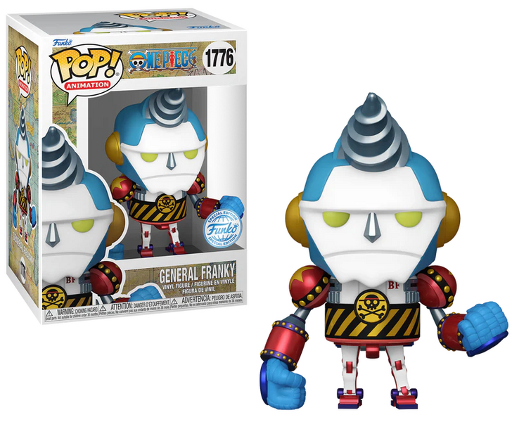 ONE PIECE - POP Animation N? 1776 - General Franky with Chase (GW)