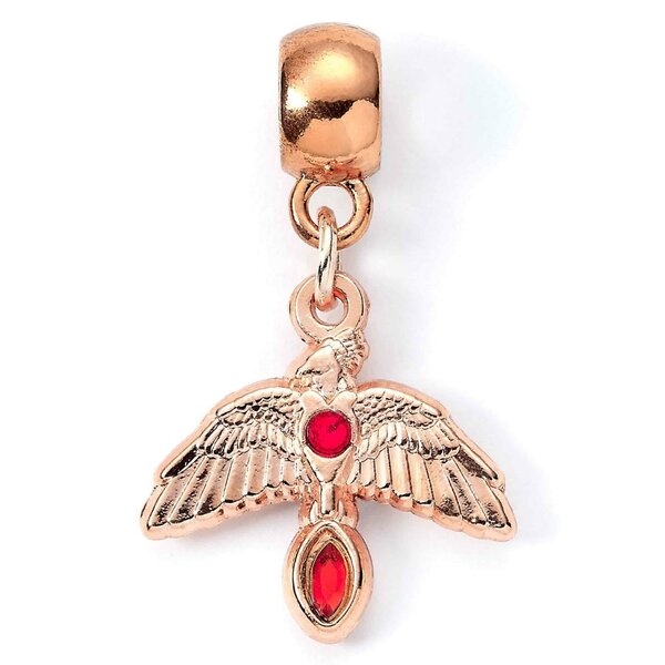 HARRY POTTER - Fawkes Rose Gold - Charm for Necklace &amp; Bracelet