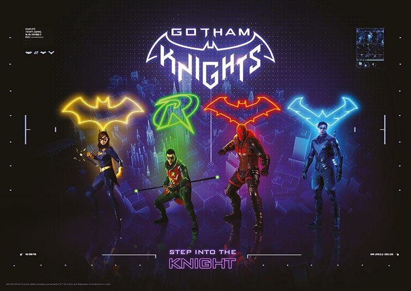 GOTHAM KNIGHTS - Into the Knight - Art Print - Edition Limit?e &#039;A3&#039;