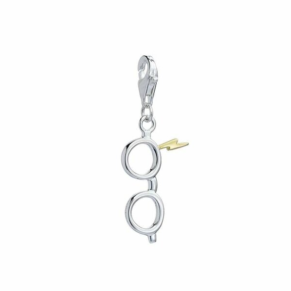 HARRY POTTER - Lightning Bolt &amp; Glasses - Clip on Charm for Bracelet