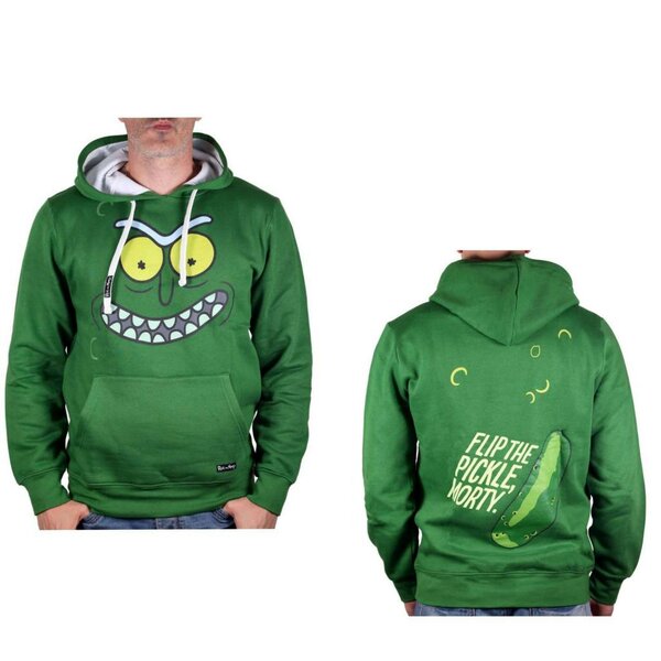 RICK &amp; MORTY - Sweat Flip the Pickle (S)