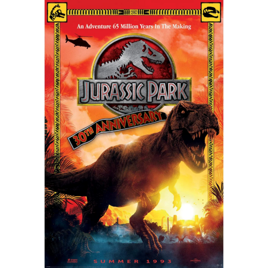 JURASSIC PARK - 30th Anniversary - Poster 61 x 91cm