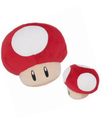 SUPER MARIO - Super Mushroom - Plush 16cm