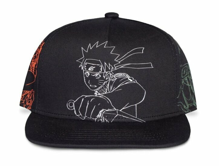 NARUTO Shippuden - Outline Characters - Men&#039;s Snapback Cap