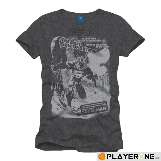 SUPERMAN - T-Shirt Destruction Grey (XL)