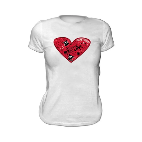 SKELANIMALS - T-Shirt VALENTIN Femme White Basic (XS)