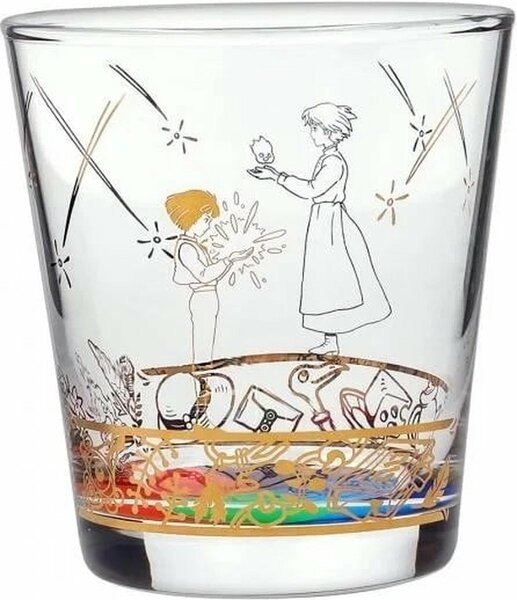 Ghibli - Howl&#039;s Moving Castle - Howl en Sophie Gegraveerde Glas