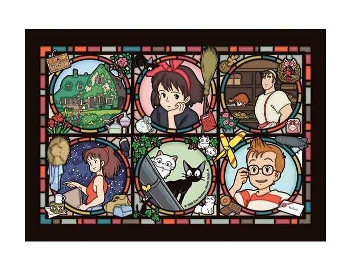 KIKI&#039;S DELIVERY SERVICE - Characters - Stained Glass Puzzle 208P