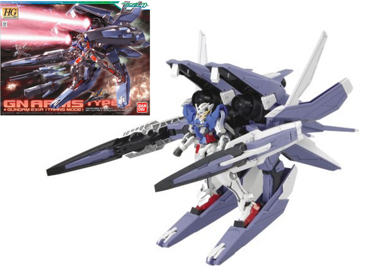 GUNDAM - Model Kit - HG 1/144 - GN Arms + Gundam Exia - 25cm