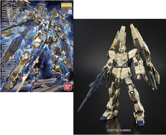 GUNDAM - MG 1/100 Unicorn Gundam 03 Phenex - Model Kit