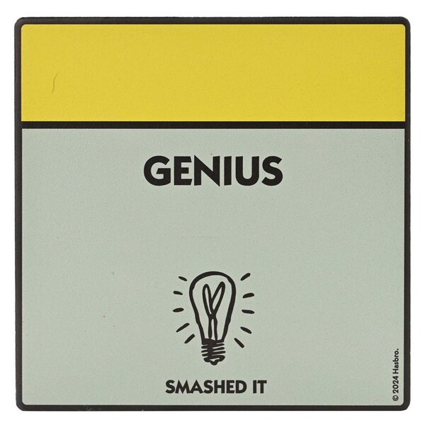 MONOPOLY - Genius - Ceramic Square Coaster