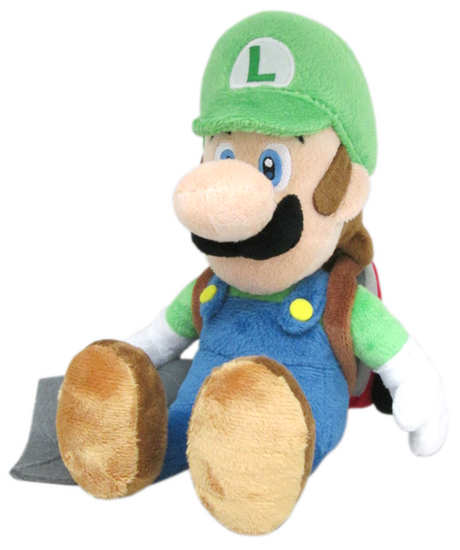 LUIGI&#039;S MANSION - Luigi with Poltergust - Plush 25cm