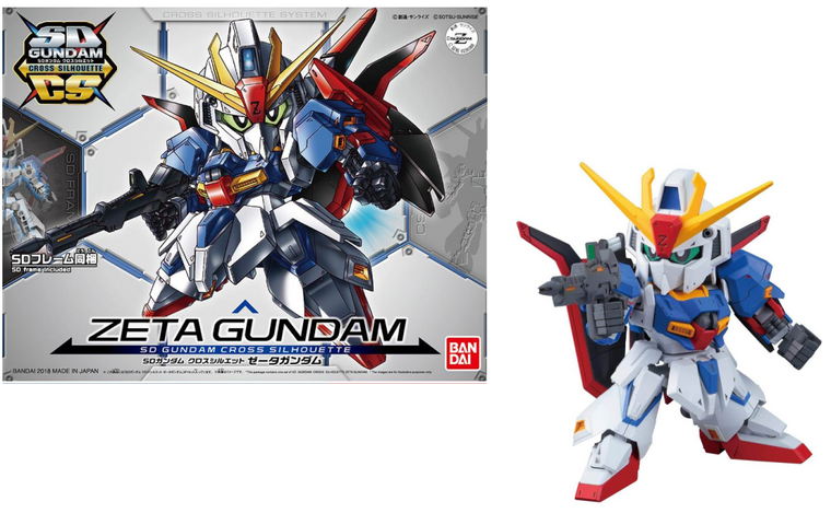 GUNDAM - Model Kit - SD Cross Silhouette Zeta Gundam
