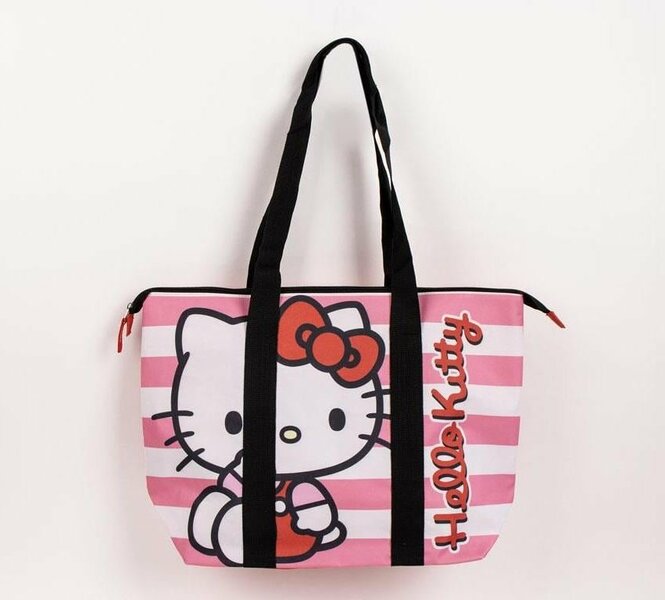 HELLO KITTY - Red - Beach Bag - 47x33x15cm