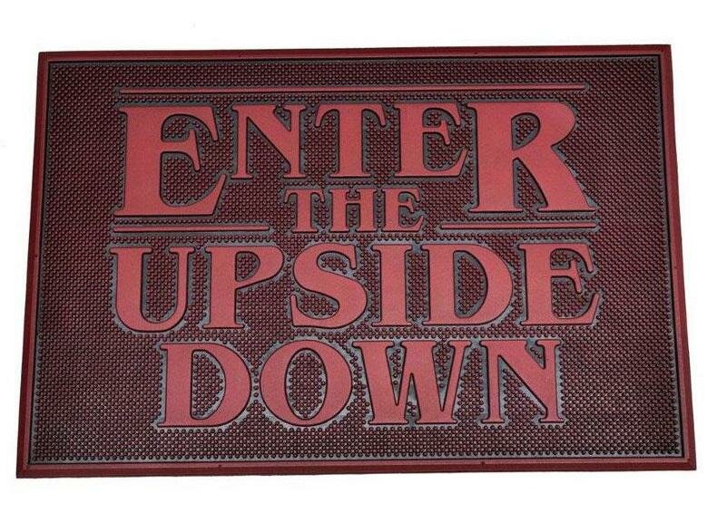 STRANGER THINGS - Upside Down - Rubber Doormat &#039;40x60cm&#039;