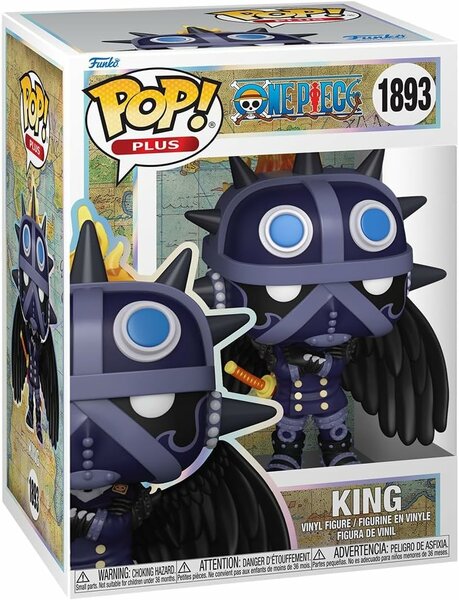 Funko Pop! Animatie: OP - King - One Piece - Vinyl verzamelfiguur - Geschenkidee - Officieel product - Speelgoed voor kinderen en volwassenen - Anime fans - Figuur voor verzamelaars